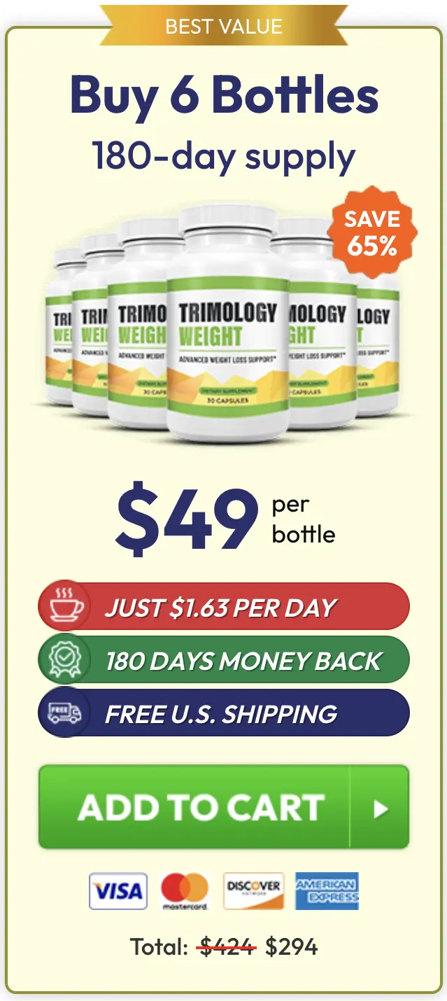 Trimology 6 bottle