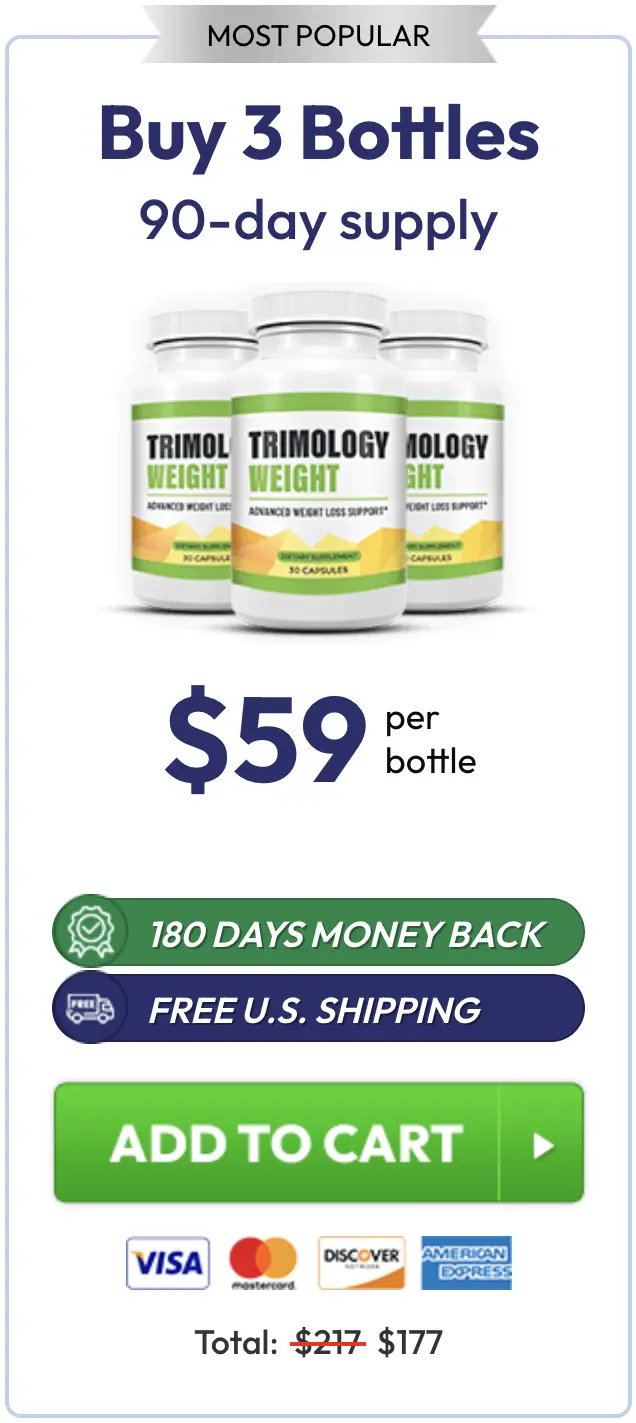 Trimology 3 bottle